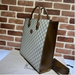 Replica Gucci Medium tote with Interlocking G 674155 Brown Replica Gucci Medium tote with Interlocking G 674155 Brown