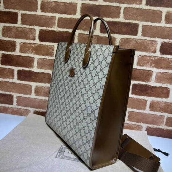 Replica Gucci Medium tote with Interlocking G 674155 Brown Replica Gucci Medium tote with Interlocking G 674155 Brown