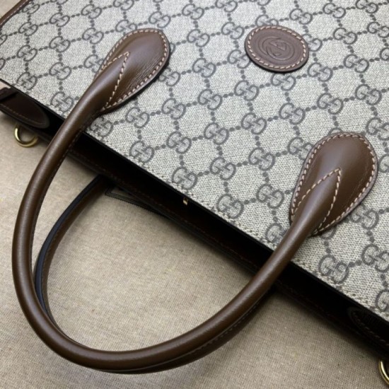 Replica Gucci Medium tote with Interlocking G 674155 Brown Replica Gucci Medium tote with Interlocking G 674155 Brown