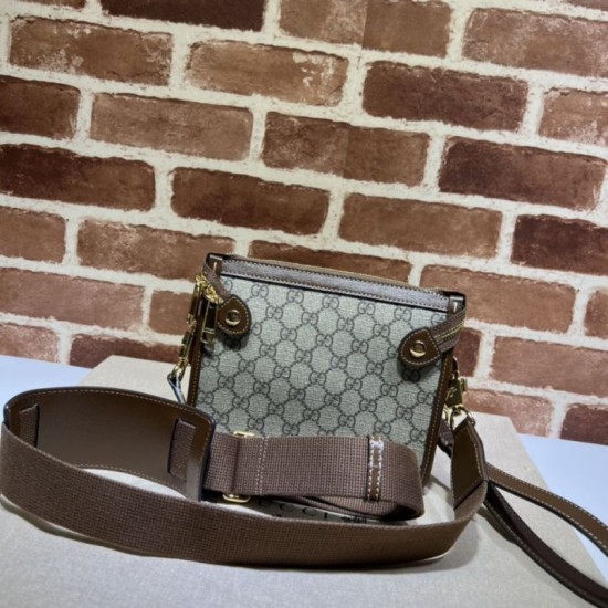 Fake Gucci Messenger bag with Interlocking G 674164 Brown Replica Replica Gucci Messenger bag with Interlocking G 674164 Brown
