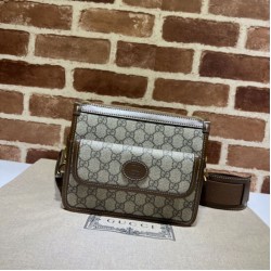 Replica Gucci Messenger bag with Interlocking G 674164 Brown