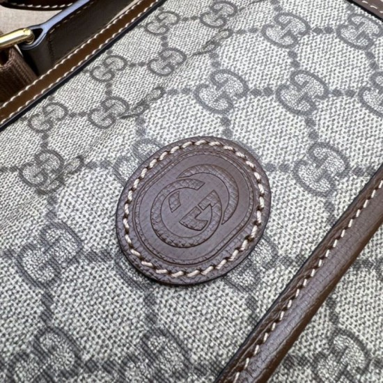 Fake Gucci Messenger bag with Interlocking G 674164 Brown Replica Replica Gucci Messenger bag with Interlocking G 674164 Brown
