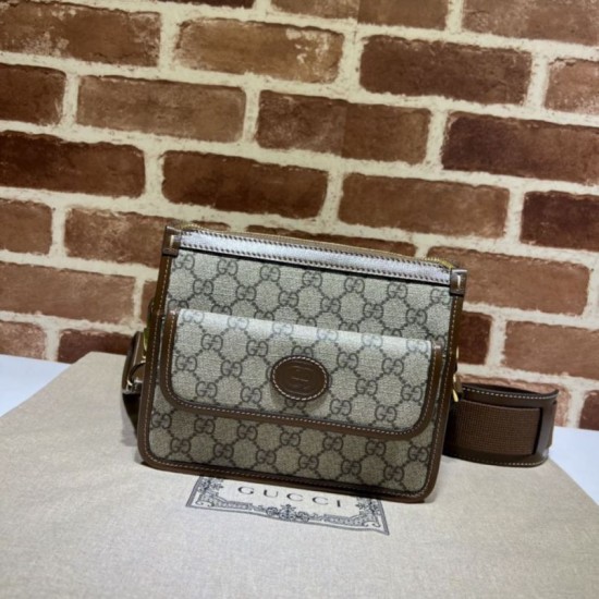 Fake Gucci Messenger bag with Interlocking G 674164 Brown Replica Replica Gucci Messenger bag with Interlocking G 674164 Brown