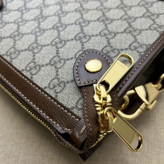 Fake Gucci Messenger bag with Interlocking G 674164 Brown Replica Replica Gucci Messenger bag with Interlocking G 674164 Brown