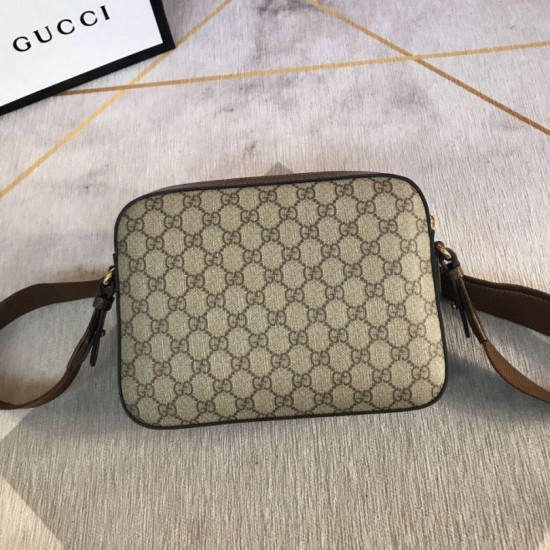 Replica Gucci Messenger bag with Interlocking G 675891 Brown