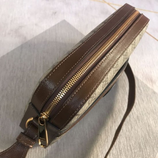 Replica Gucci Messenger bag with Interlocking G 675891 Brown
