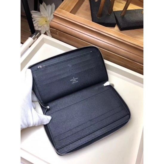 Replica Louis Vuitton Zippy Organizer Taiga Leather M30056