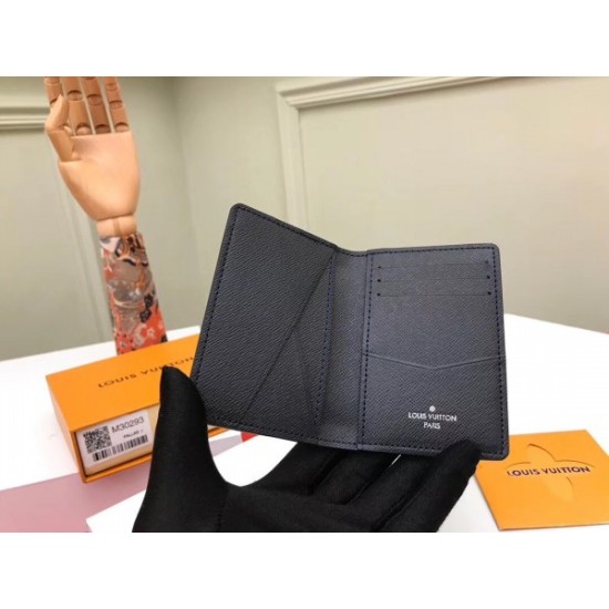 Replica Louis Vuitton Pocket Organizer Taiga Leather M30293