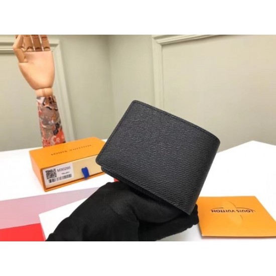 Fake Louis Vuitton Multiple Wallet Taiga Leather M30295 Replica