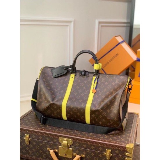 Replica Louis Vuitton Keepall Bandouliere 50 Bag Monogram Yellow M45866