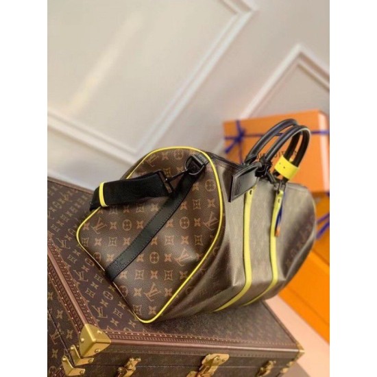 Replica Louis Vuitton Keepall Bandouliere 50 Bag Monogram Yellow M45866