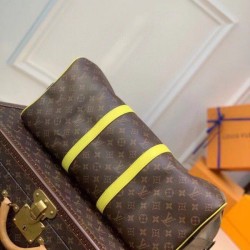 Replica Louis Vuitton Keepall Bandouliere 50 Bag Monogram Yellow M45866