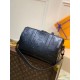 Replica Louis Vuitton City Keepall Bag In Monogram Seal Leather M57955