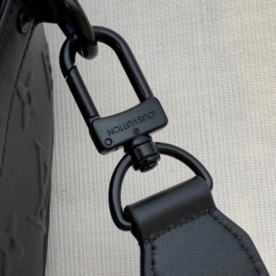 Replica Louis Vuitton City Keepall Bag In Monogram Seal Leather M57955