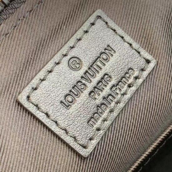 Replica Louis Vuitton City Keepall Bag In Monogram Seal Leather M57955