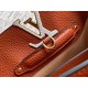 Replica Louis Vuitton Capucines BB Bag In Brown Leather M59266
