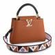 Replica Louis Vuitton Capucines BB Bag In Brown Leather M59266