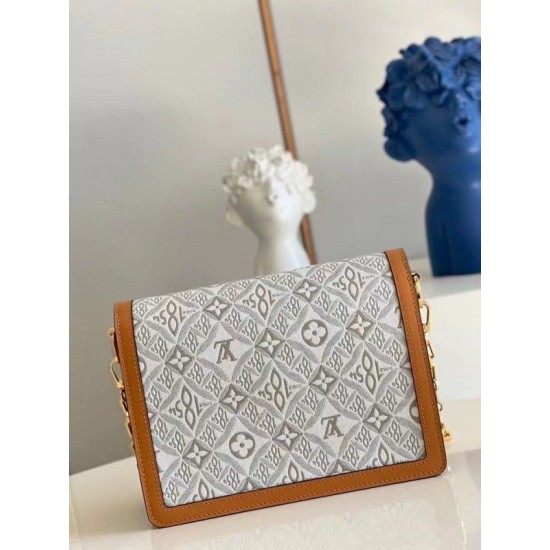 Fake Louis Vuitton Since 1854 Dauphine MM Bag M59483 Replica Replica Louis Vuitton Since 1854 Dauphine MM Bag M59483