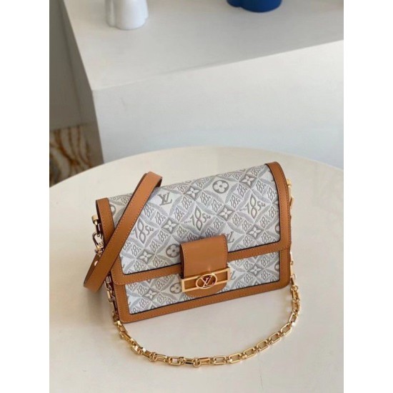 Fake Louis Vuitton Since 1854 Dauphine MM Bag M59483 Replica Replica Louis Vuitton Since 1854 Dauphine MM Bag M59483