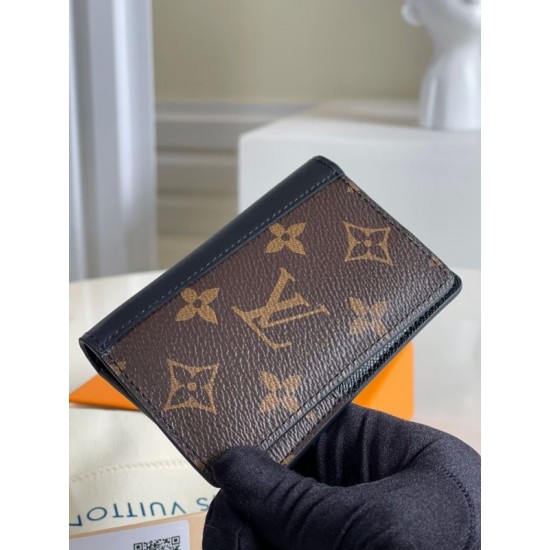 Fake Louis Vuitton Pocket Organizer Monogram Macassar M60111 Replica