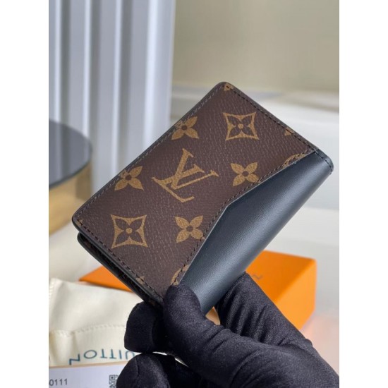 Fake Louis Vuitton Pocket Organizer Monogram Macassar M60111 Replica