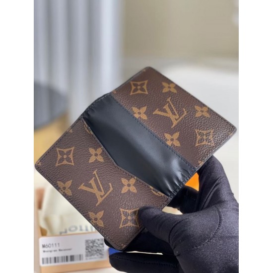 Fake Louis Vuitton Pocket Organizer Monogram Macassar M60111 Replica