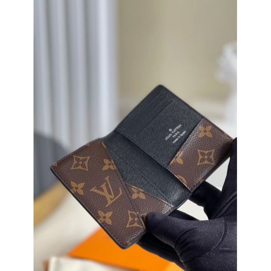 Fake Louis Vuitton Pocket Organizer Monogram Macassar M60111 Replica