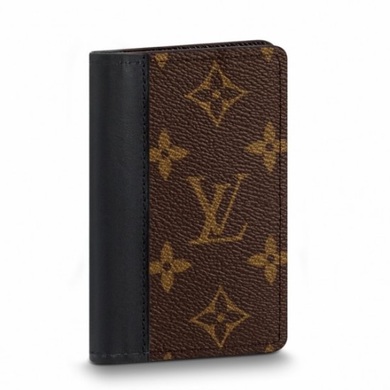 Fake Louis Vuitton Pocket Organizer Monogram Macassar M60111 Replica