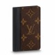 Fake Louis Vuitton Pocket Organizer Monogram Macassar M60111 Replica