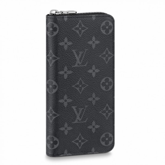 Replica Louis Vuitton Zippy Wallet Vertical Monogram Eclipse M62295