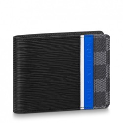 Replica Louis Vuitton Multiple Wallet Epi Damier Graphite M69538