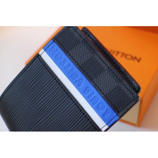 Replica Louis Vuitton Multiple Wallet Epi Damier Graphite M69538