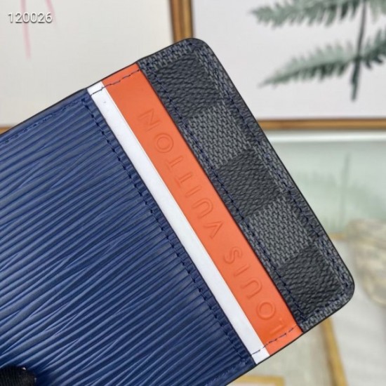 Replica Louis Vuitton Multiple Wallet Epi Damier Graphite M69539