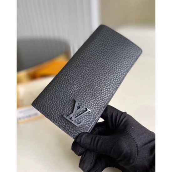 Replica Louis Vuitton Brazza Wallet LV Aerogram Leather M69980