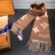Fake Louis Vuitton Caramel Reykjavik Scarf M76637 Replica