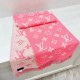 Replica Louis Vuitton Pink Daily LV Scarf M76699