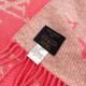Replica Louis Vuitton Pink Daily LV Scarf M76699