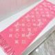 Replica Louis Vuitton Pink Daily LV Scarf M76699