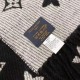Replica Louis Vuitton Black Daily LV Scarf M76701