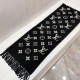Replica Louis Vuitton Black Daily LV Scarf M76701