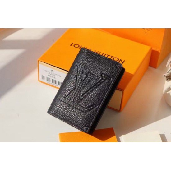 Fake Louis Vuitton Pocket Organizer Taurillon Shadow M80038 Replica
