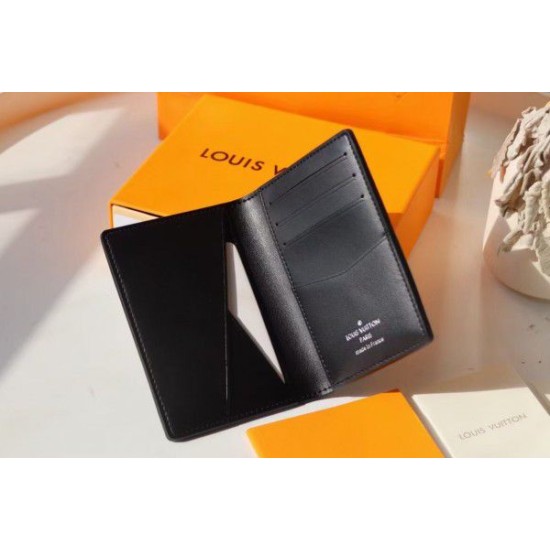 Fake Louis Vuitton Pocket Organizer Taurillon Shadow M80038 Replica