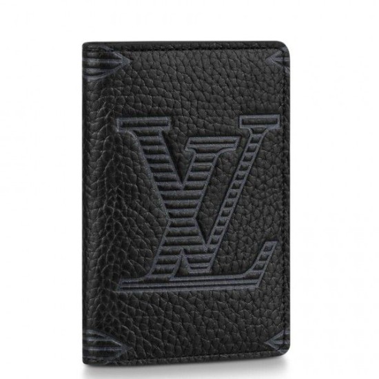 Fake Louis Vuitton Pocket Organizer Taurillon Shadow M80038 Replica