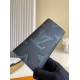 Replica Louis Vuitton Brazza Wallet Taurillon Shadow Leather M80042