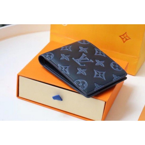 Replica Louis Vuitton Multiple Wallet Monogram Shadow Leather M80422
