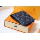 Replica Louis Vuitton Multiple Wallet Monogram Shadow Leather M80422