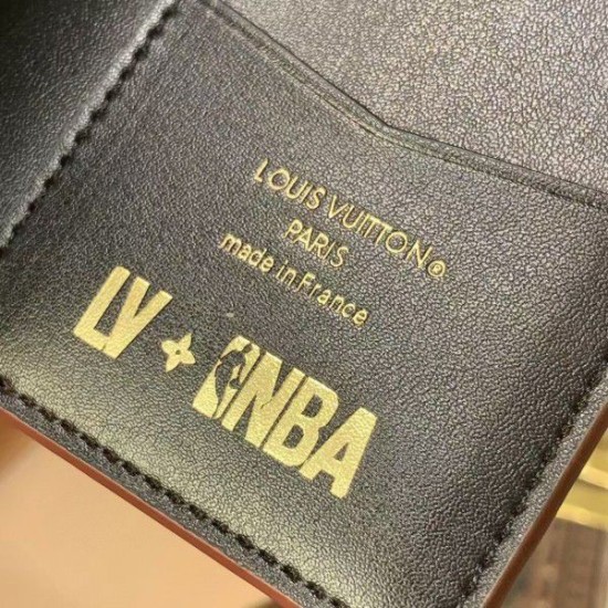 Replica Louis Vuitton LVXNBA Pocket Organizer Ball Grain Leather M80545