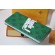 Fake Louis Vuitton Brazza Wallet Green Monogram Canvas M80801 Replica