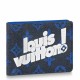 Fake Louis Vuitton Multiple Wallet Blue Monogram Canvas M80850 Replica