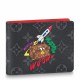 Replica Louis Vuitton Multiple Wallet Monogram Eclipse Canvas M80930